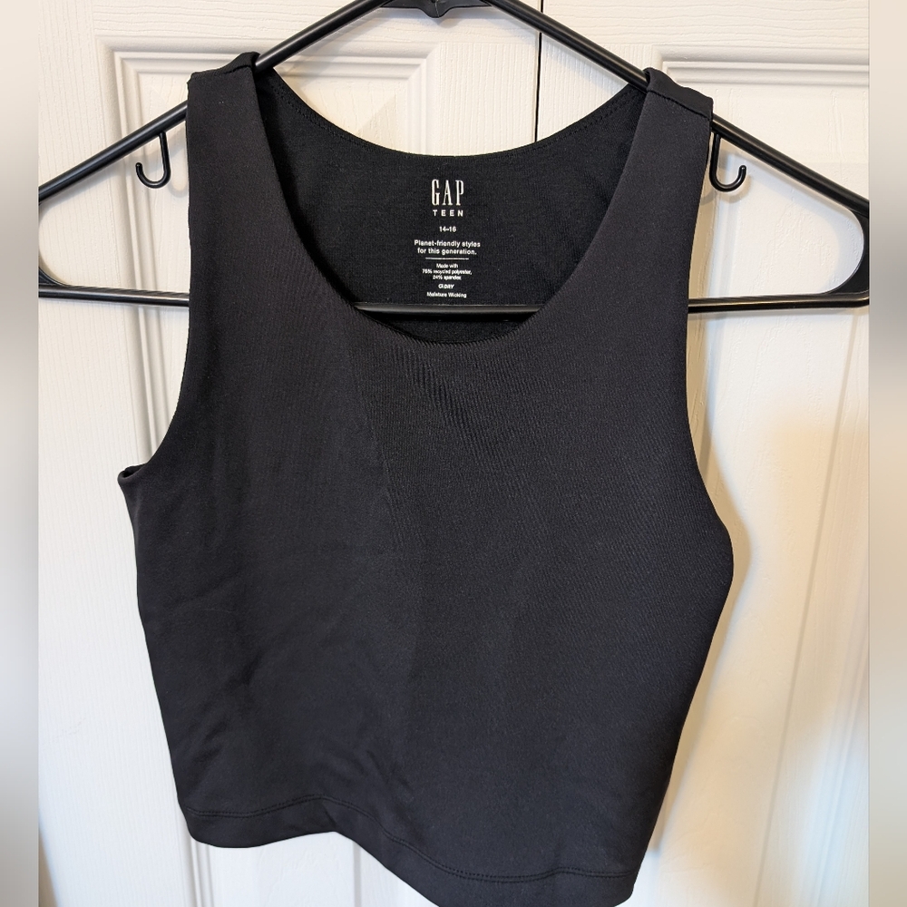 Gap Teen Black Athletic Tank